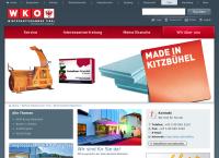Website von Wirtschaftskammer Tirol Bezirksstelle