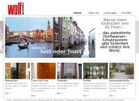 Website von Wolf-Zargen GmbH