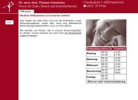 Website von Zahnarzt Dr. Thomas Schmielau