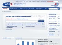 Website von AMS Arbeitsmarktservice Wels