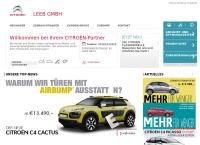 Website von LEEB GMBH
