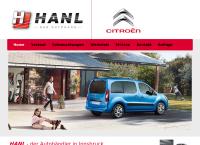 Website von AUTOHAUS HANL KG