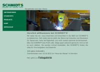 Website von Schmidt's Handelsgesellschaft