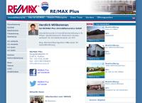 Website von RE/MAX Plus
