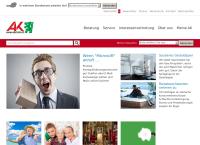 Website von Kammer für Arbeiter und Angestellte für Steiermark