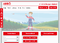 Website von ARBÖ Auto-, Motor- und Radfahrerbund Österreichs