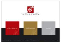 Website von The Sound Of Austria -The New Sound Of Music Event GmbH
