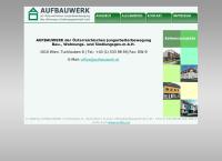 Website von Aufbauwerk d Österr Jungarbeiterbewegung Bau- Wohnungs- U Siedlungsgesmbh