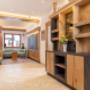 Buffet und Rezeption mit Sitzecke Buffet und Rezeption mit Sitzecke