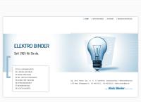 Website von Ing. Alois Binder Gmbh.