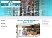 Website von Glas Bauer GmbH