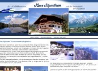 Website von Haus Alpenheim