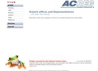 Website von ACREG Process Technology GmbH