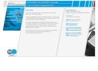 Website von AFD Eng. Anlagen und Maschinen für Lackier-, Trocknungs-, Umwelttechnik GmbH