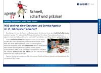 Website von Agentur 27 Druck- und Verlagsges.m.b.h.