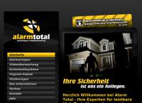 Website von ALARM total GmbH