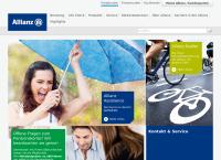 Website von Allianz - Agentur Frisch & Bachmann OG