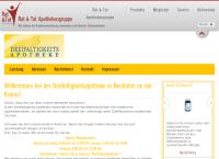 Website von Apotheke Dreifaltigkeit Mag pharm E Jura KG