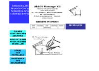 Website von Arsov Planungs KG
