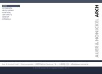 Website von AUER & HONICKEL GesmbH