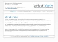 Website von Baldauf Steuerberatungs- und Wirtschaftsprüfungs-GmbH