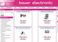 Website von RED ZAC - Bauer Electronic GmbH