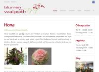 Website von Blumen Walpoth GmbH