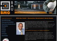 Website von BMG-Bau GmbH