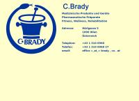 Website von Brady Handels GmbH