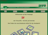Website von Bts Befestigungselemente-Technik und Vetrieb GmbH