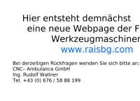 Website von CNC-Ambulance GmbH