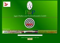 Website von P & P Jagd-, Waffen- und Fischereihandels GmbH