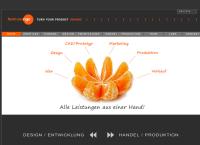 Website von Form Orange Produktentwicklung GmbH