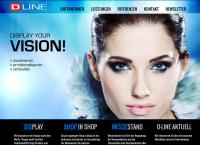 Website von D-Line - Display-, Design- und Vertriebsges.m.b.h.