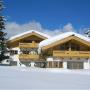 Das Appartementhaus im Winter