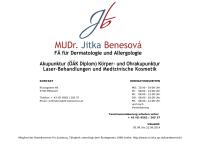 Website von Dr. Jitka Benesova