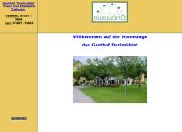 Website von Gasthof Durlmühle, Restaurant, Wintergarten,bar, + Würstelhütten Gresten und Gaming