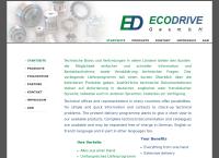 Website von Ecodrive Export-Import GmbH