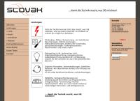 Website von Slovak Elektrotechnik GmbH