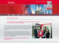 Website von Kiegerl GmbH