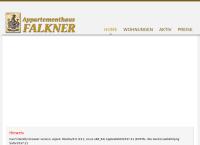 Website von Appartements Falkner