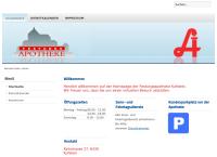 Website von Festungsapotheke