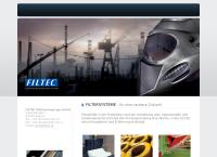Website von Filtec Filtererzeugungs GmbH