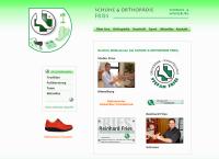 Website von Fries Stefan Orthopädie - Schuhtechnik