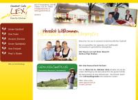 Website von Lex Gasthof- Cafe