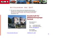 Website von Gat Gesellschaft Für Abfallentsorgungs-Technik GmbH