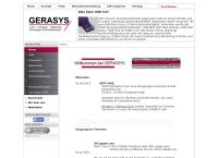 Website von Gerasys Edv Handels- und Dienstleistungs Ges.m.b.h.
