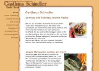 Website von Gasthaus Schindler