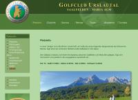Website von Golfplatz Urslautal