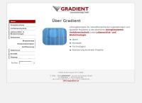 Website von Gradient Process Technology GmbH